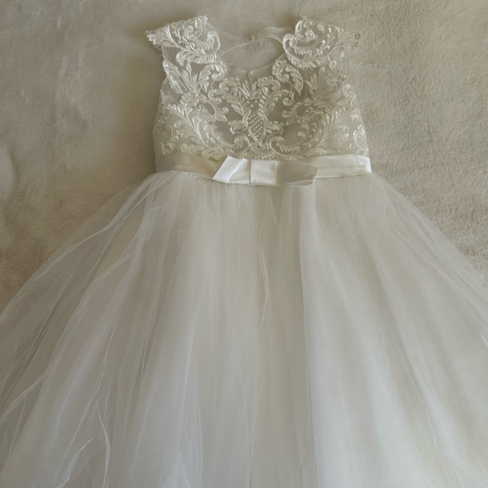Ivory Flower Girl Dress